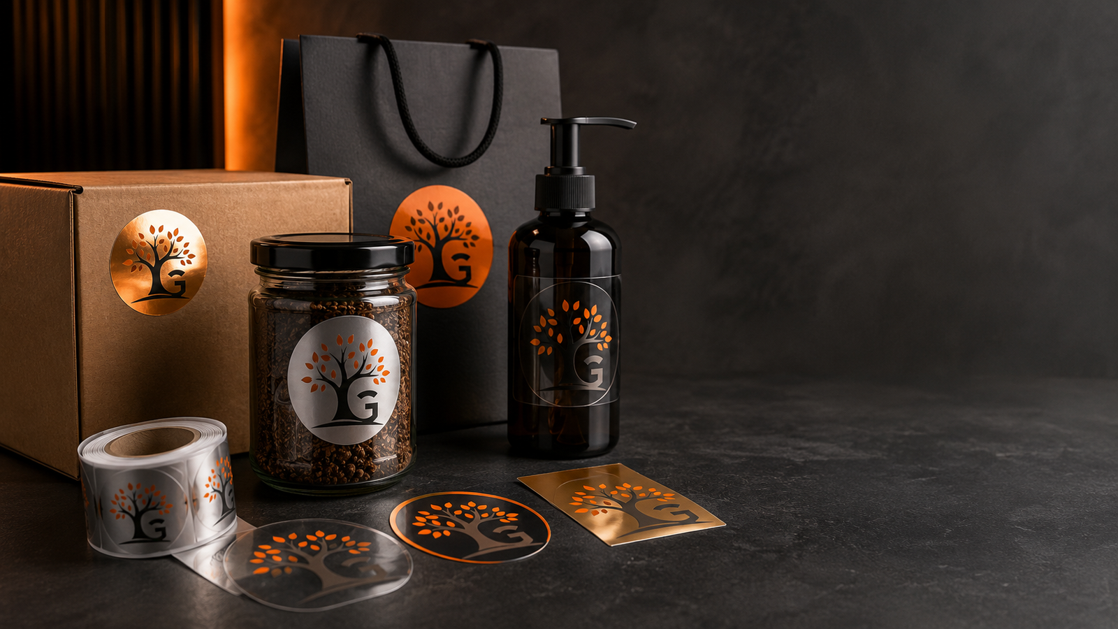 Etiquetas Personalizadas com Logo